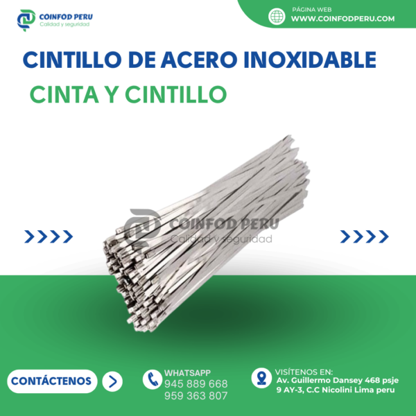 CINTILLO DE ACERO INOXIDABLE