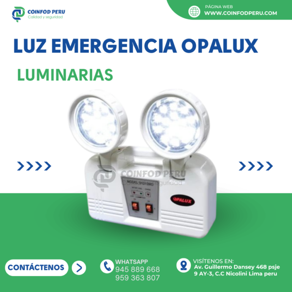 LUZ DE EMERGENCIA OPALUX